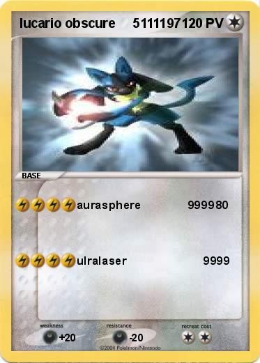 Pokemon lucario obscure     5111197