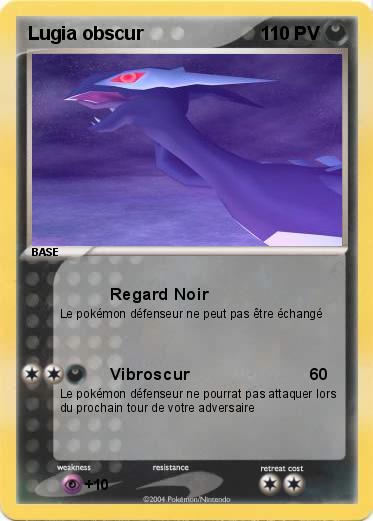 Pokemon Lugia obscur
