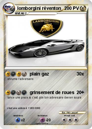 Pokemon lomborgini réventon
