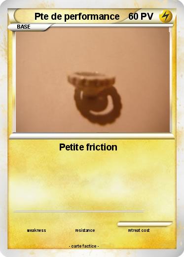 Pokemon Pte de performance