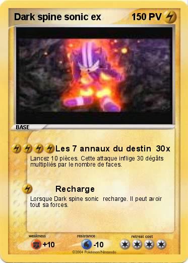Pokemon Dark spine sonic ex