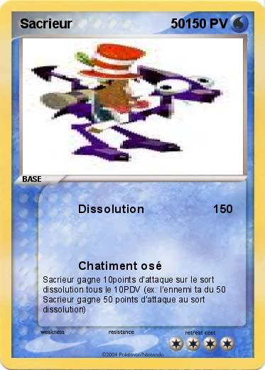 Pokemon Sacrieur                           50