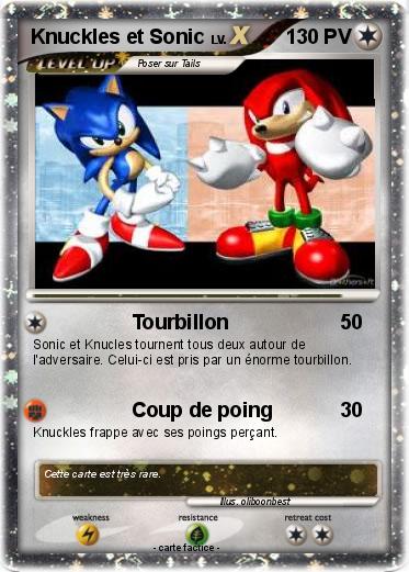 Pokemon Knuckles et Sonic
