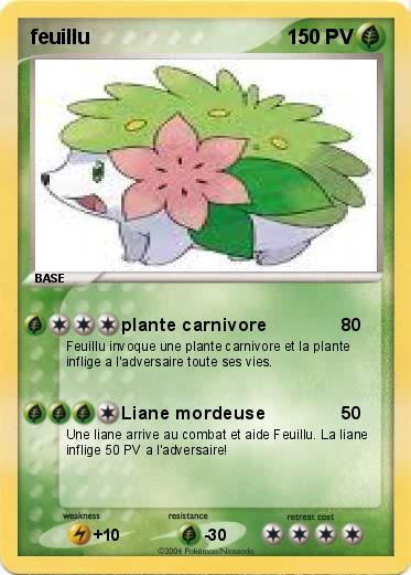 Pokemon feuillu