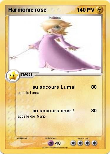 Pokemon Harmonie rose
