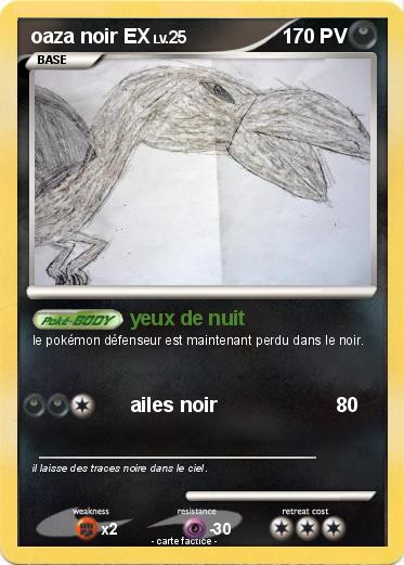 Pokemon oaza noir EX