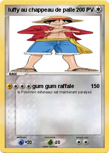 Pokemon luffy au chappeau de palle