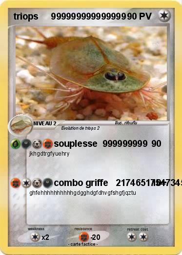 Pokemon triops     999999999999999