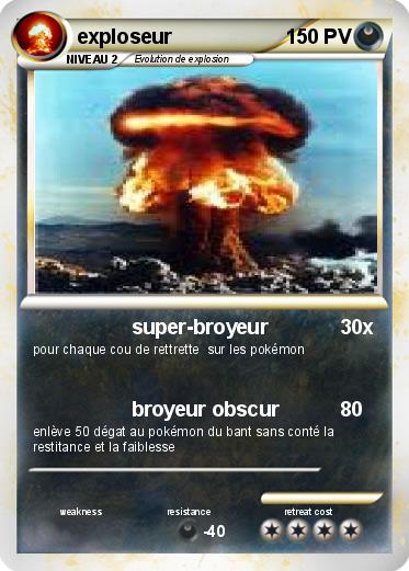 Pokemon exploseur