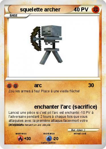 Pokemon squelette archer