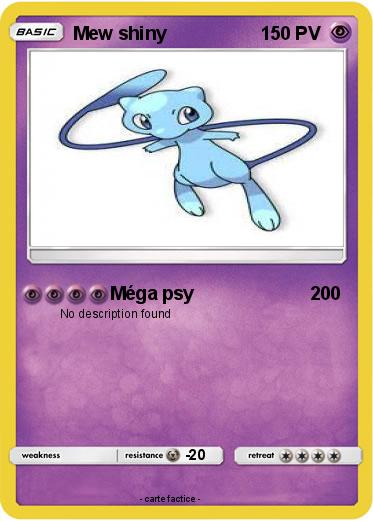 Pokemon Mew shiny