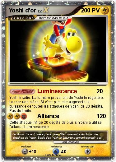 Pokemon Yoshi d'or