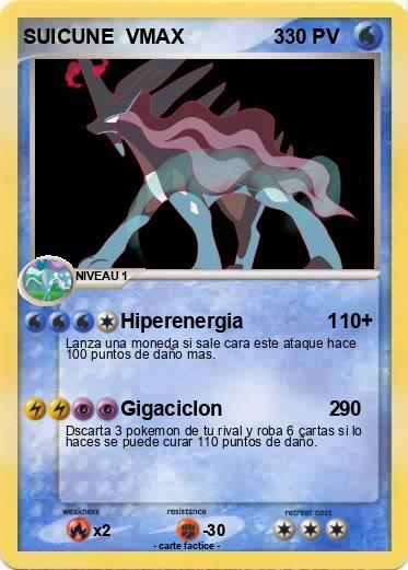 Pokemon SUICUNE  VMAX                3