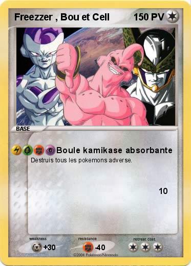 Pokemon Freezzer , Bou et Cell