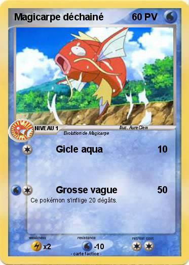 Pokemon Magicarpe déchainé