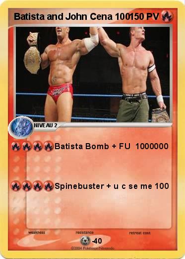 Pokemon Batista and John Cena 100