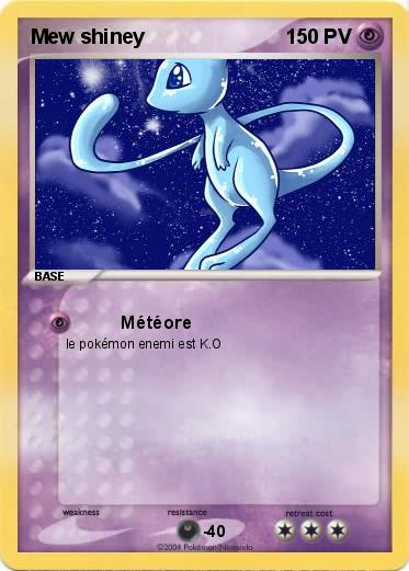Pokemon Mew shiney