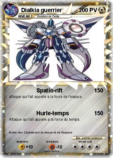 Pokemon Dialkia guerrier