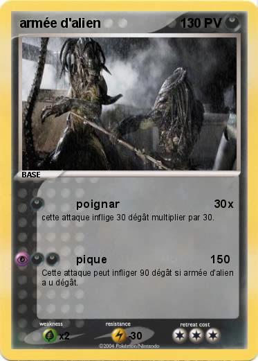Pokemon armée d'alien