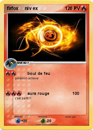 Pokemon firfox     niv ex