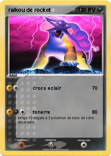 Pokemon raikou de rocket
