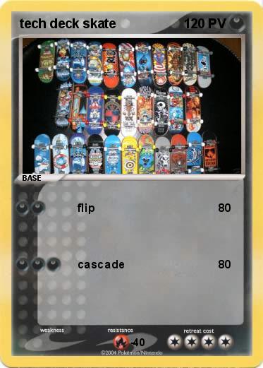 Pokemon tech deck skate