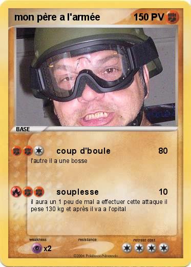 Pokemon mon père a l'armée