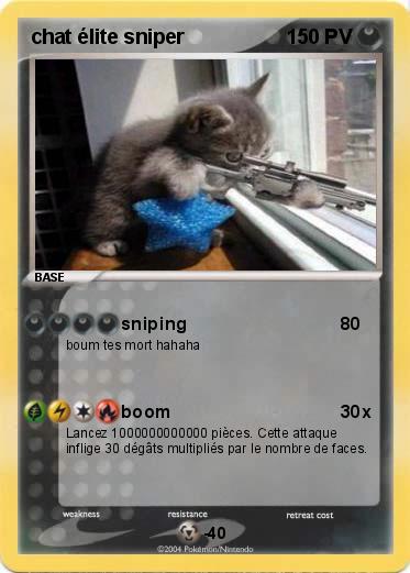 Pokemon chat élite sniper
