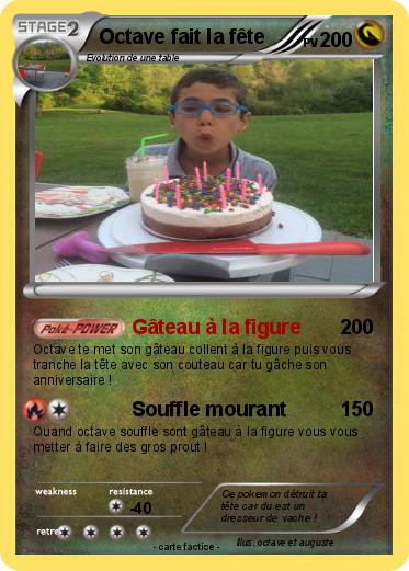 Pokemon Octave fait la fête