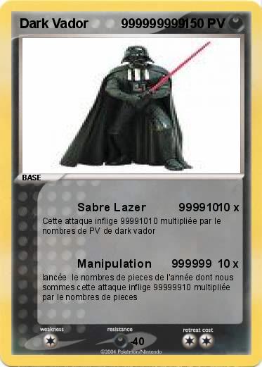 Pokemon Dark Vador         999999999          