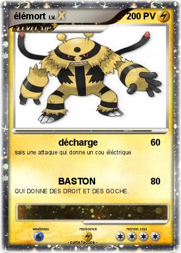 Pokemon élémort