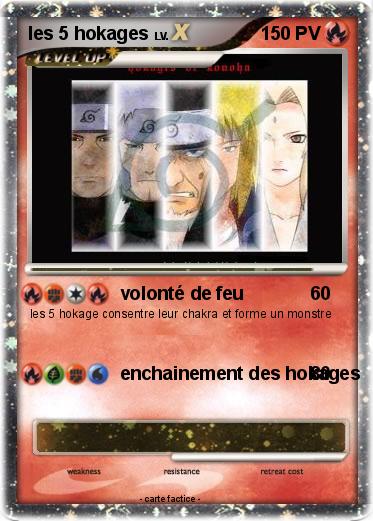 Pokemon les 5 hokages