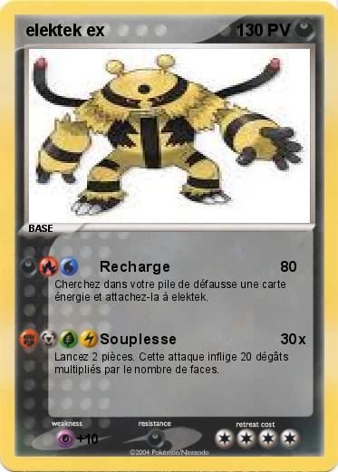 Pokemon elektek ex