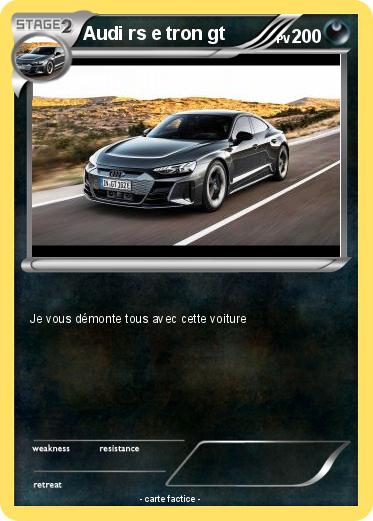 Pokemon Audi rs e tron gt