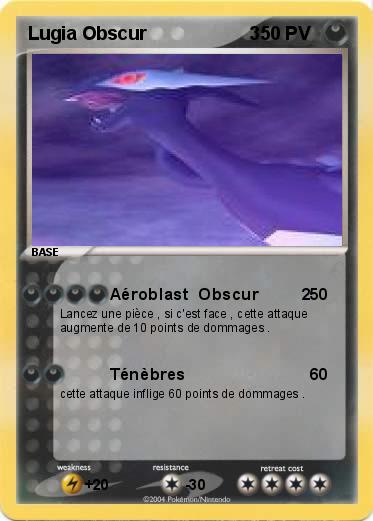Pokemon Lugia Obscur                    3