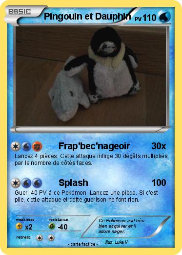 Pokemon Pingouin et Dauphin