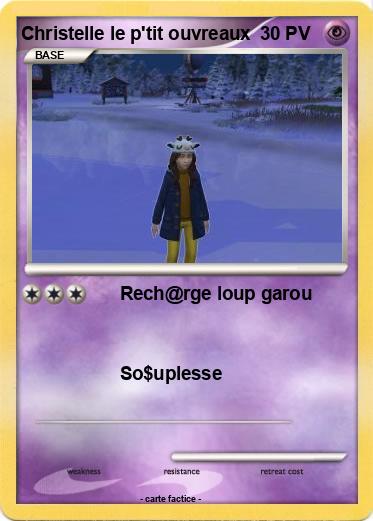 Pokemon Christelle le p'tit ouvreaux