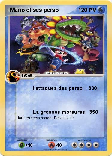 Pokemon  Mario et ses perso
