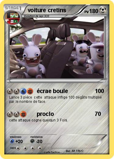 Pokemon voiture cretins