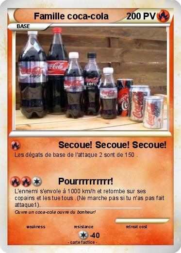 Pokemon Famille coca-cola