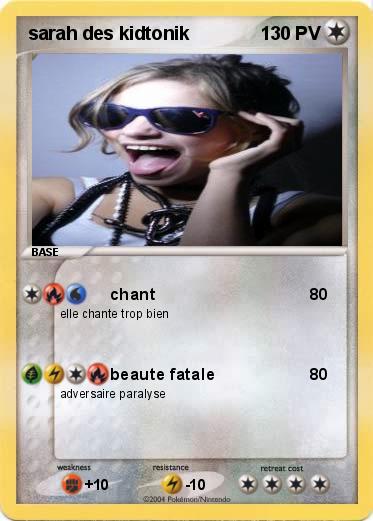 Pokemon sarah des kidtonik
