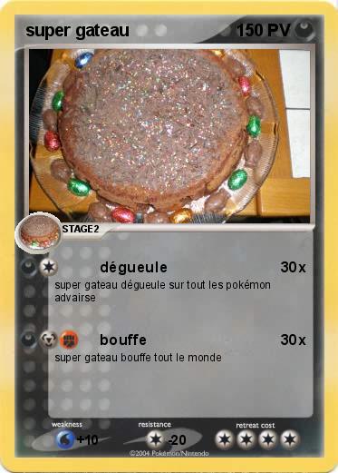 Pokemon super gateau