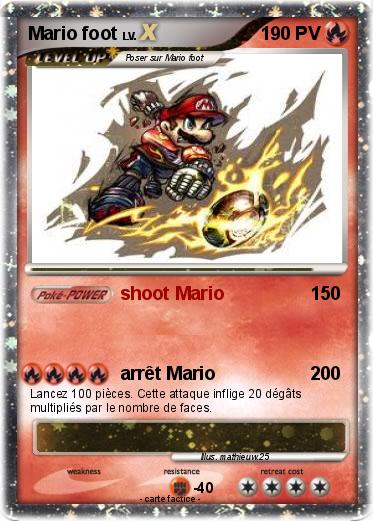 Pokemon Mario foot