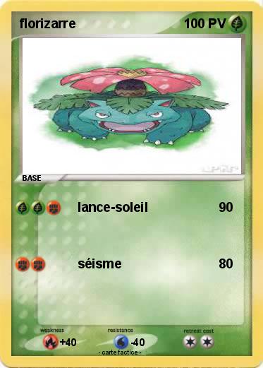 Pokemon florizarre