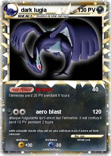 Pokemon dark lugia