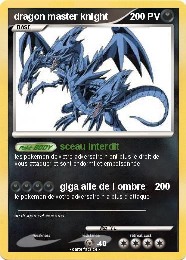 Pokemon dragon master knight