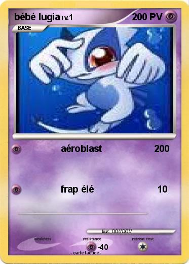 Pokemon bébé lugia