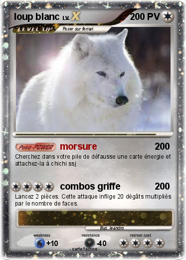 Pokemon loup blanc