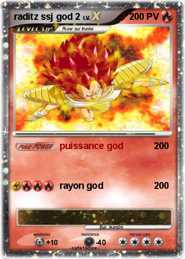 Pokemon raditz ssj god 2