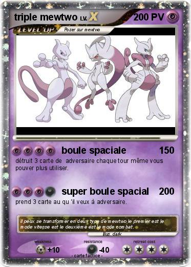 Pokemon triple mewtwo
